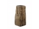 Dřevěný válcový svícen Grimaud Unit S - 13*10*22 cm Chic Antique