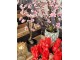 Dekorace umělý stromek třešeň s růžovými květy Cherry Blossom - 10*10*48 cm Clayre & Eef