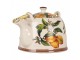 Porcelánová konvička s citróny a se sítkem - 18*14*12 cm / 800 ml Clayre & Eef