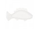 Bílá miska / talíř ve tvaru ryby Fish Bowl - 30*15*3 cm / 150 ml Clayre & Eef