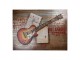 3D kovový obraz Metal Guitar - 100*5*75 cm Clayre & Eef