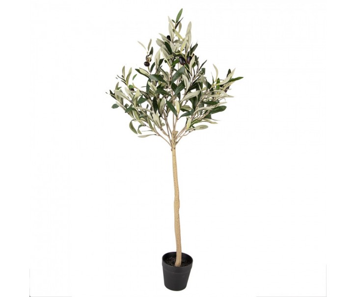 Dekorace umělý stromek olivovník s olivami Olive Tree - 20*20*90 cm Clayre & Eef