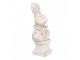 Bílá antik cementová busta králík - 11*8*24 cm Clayre & Eef