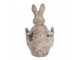 Dekorace cementový květináč králík se šátkem - 20*24*31 cm Clayre & Eef