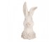 Béžová antik cementová busta králík - 12*10*24 cm Clayre & Eef