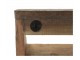 Hnědá antik nástěnná dřevěná polička Grimaud Unit - 30*23*43 cm Chic Antique