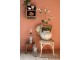 Hnědá antik nástěnná dřevěná polička Grimaud Unit - 30*23*43 cm Chic Antique