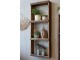 Hnědý antik nástěnný dřevěný regál Grimaud Unit - 62*20*162 cm Chic Antique