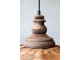 Přírodní dřevěné světlo s ratanovým stínidlem Roellie - Ø 62*46 cm/ E27/ 25W Chic Antique