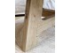 Přírodní kulatý konferenční stůl z recyklovaného dřeva Marseille - Ø 90*38 cm Chic Antique