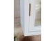 Bílá dřevěná nástěnná vitrína s policemi Marseille - 82*21*120 cm Chic Antique