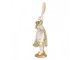 Dekorace figurka zaječice v šatech zdobená zlatou patinou - 12*9*33 cm Clayre & Eef