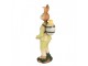 Dekorace králíček s kuřátkem na zádech - 11*11*32 cm Clayre & Eef