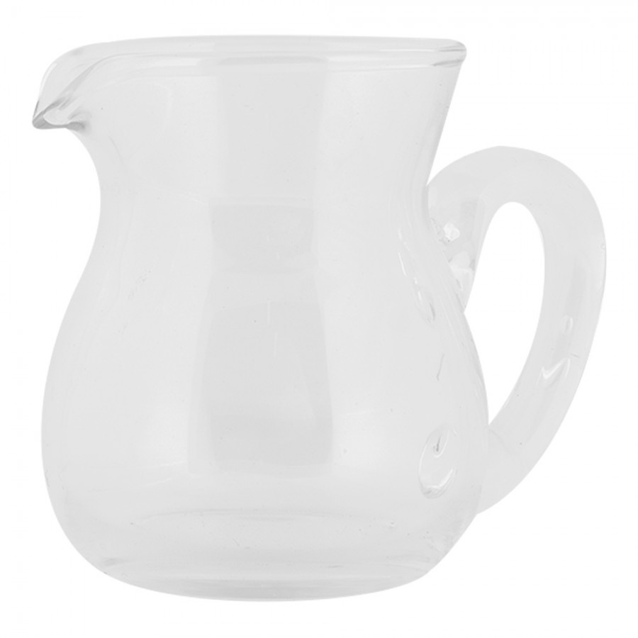 Transparentní skleněný džbánek - 8*6*8 cm / 100 ml Clayre & Eef Transparentní skleněný džbánek - 8*6*8 cm / 100 ml Clayre & Eef