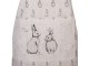 Béžová kuchyňská zástěra s králíčkem Bunny Buddies - 70*85 cm Clayre & Eef