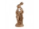 Dekorace čokoládový králík s deštníkem - 15*9*40 cm Clayre & Eef