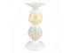 Svícen s barevnými malovanými vajíčky - Ø 10*22 cm Clayre & Eef