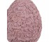Velikonoční dekorace vajíčko z růžových květů na podstavci - Ø 13*28 cm Clayre & Eef