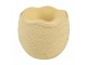 Dekorace šperkovnice králík s mašlí na žlutém vajíčku - 11*10*20 cm Clayre & Eef