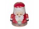 Červená plechová dóza Santa Claus - 12*10*15 cm Clayre & Eef