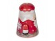 Červená plechová dóza Santa Claus - 12*10*15 cm Clayre & Eef