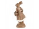 Dekorace čokoládový králík s košíčkem a vajíčkem - 18*9*39 cm Clayre & Eef