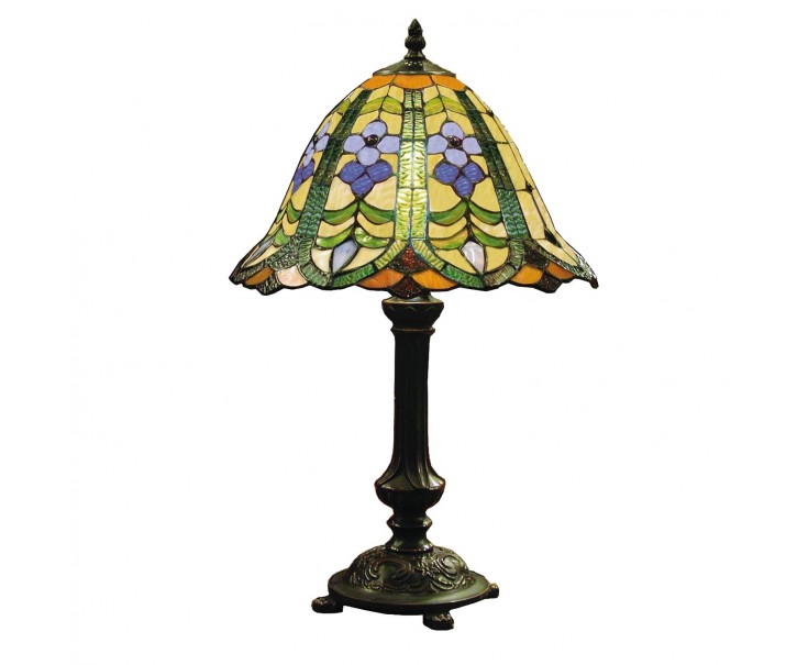 Stolní lampa Tiffany - Ø 30*48 cm 1x E14 Clayre & Eef