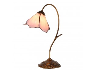 Stolní lampa Tiffany ve tvaru květu - Ø 31*48 cm/ E14/ 40W