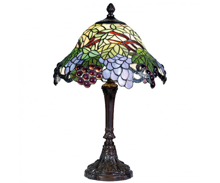 Stolní lampa Tiffany - Ø 30*48 cm 1x E27 Clayre & Eef