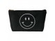 Černá látková toaletní taštička Smile - 20*5*12 cm Clayre & Eef