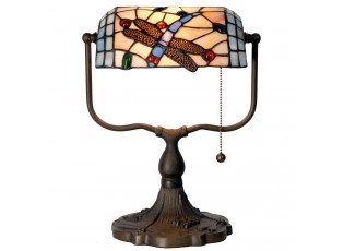 Stolní lampa Tiffany - 27*20*36 cm 1x E27 
