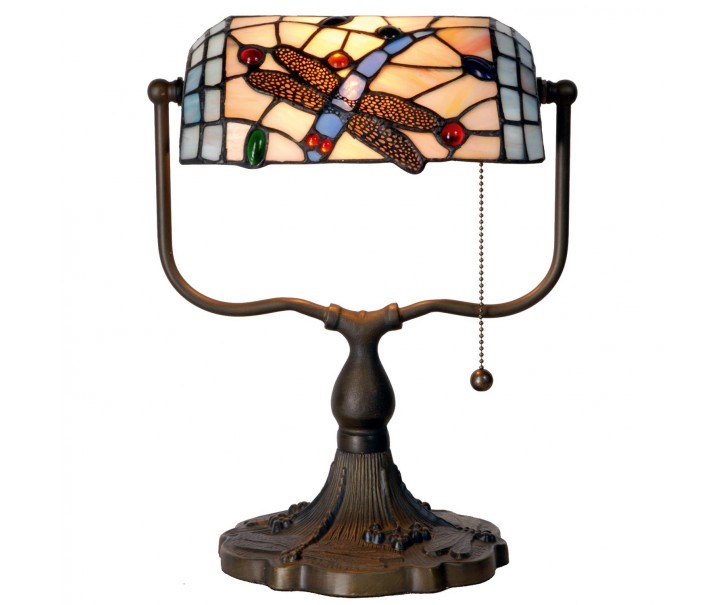 Stolní lampa Tiffany - 27*20*36 cm 1x E27 Clayre & Eef