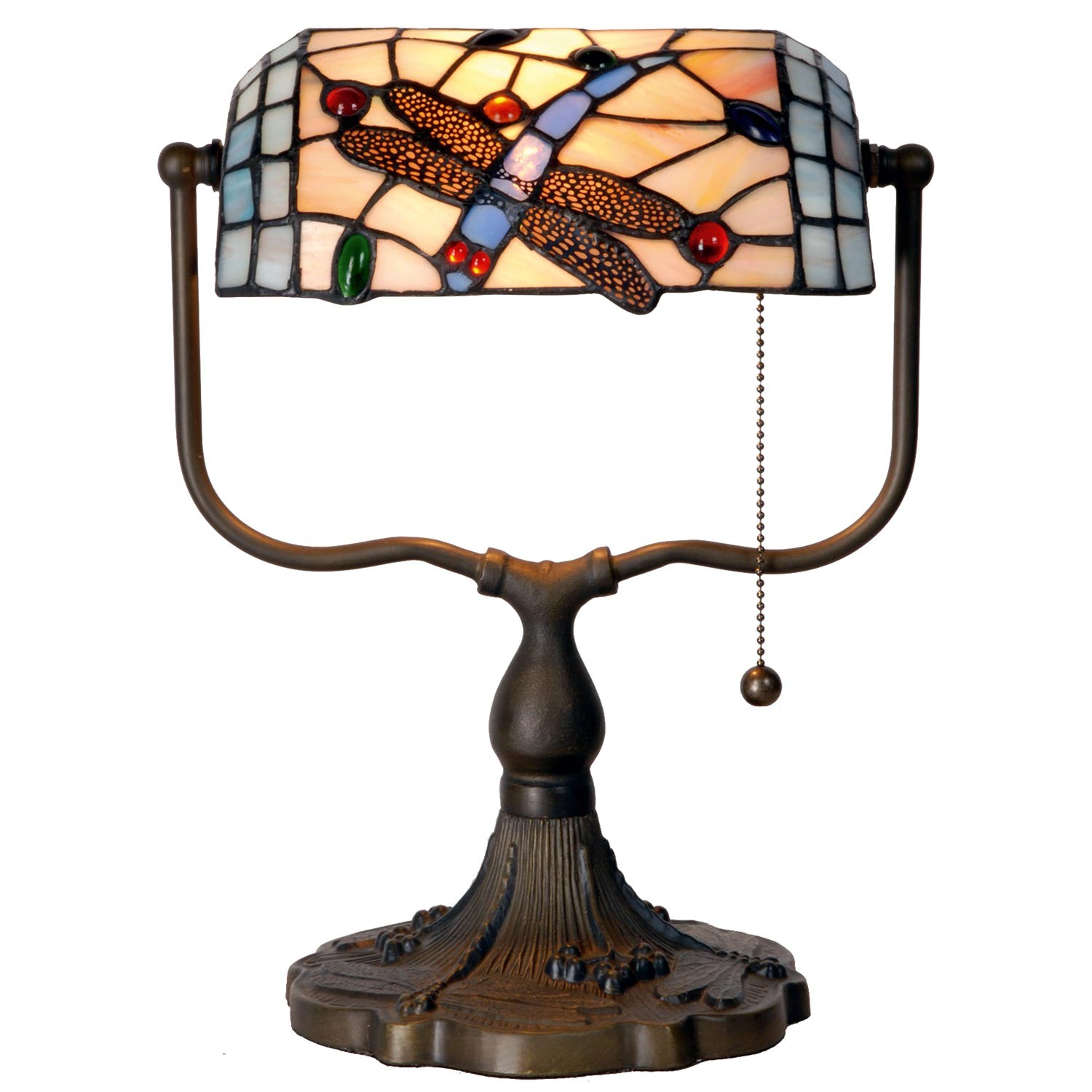 Stolní lampa Tiffany - 27*20*36 cm 1x E27 