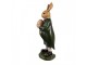 Dekorace králík v zeleném kabátku držící vajíčko - 8*7*20 cm Clayre & Eef