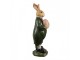 Dekorace králík v zeleném kabátku držící vajíčko - 8*7*20 cm Clayre & Eef