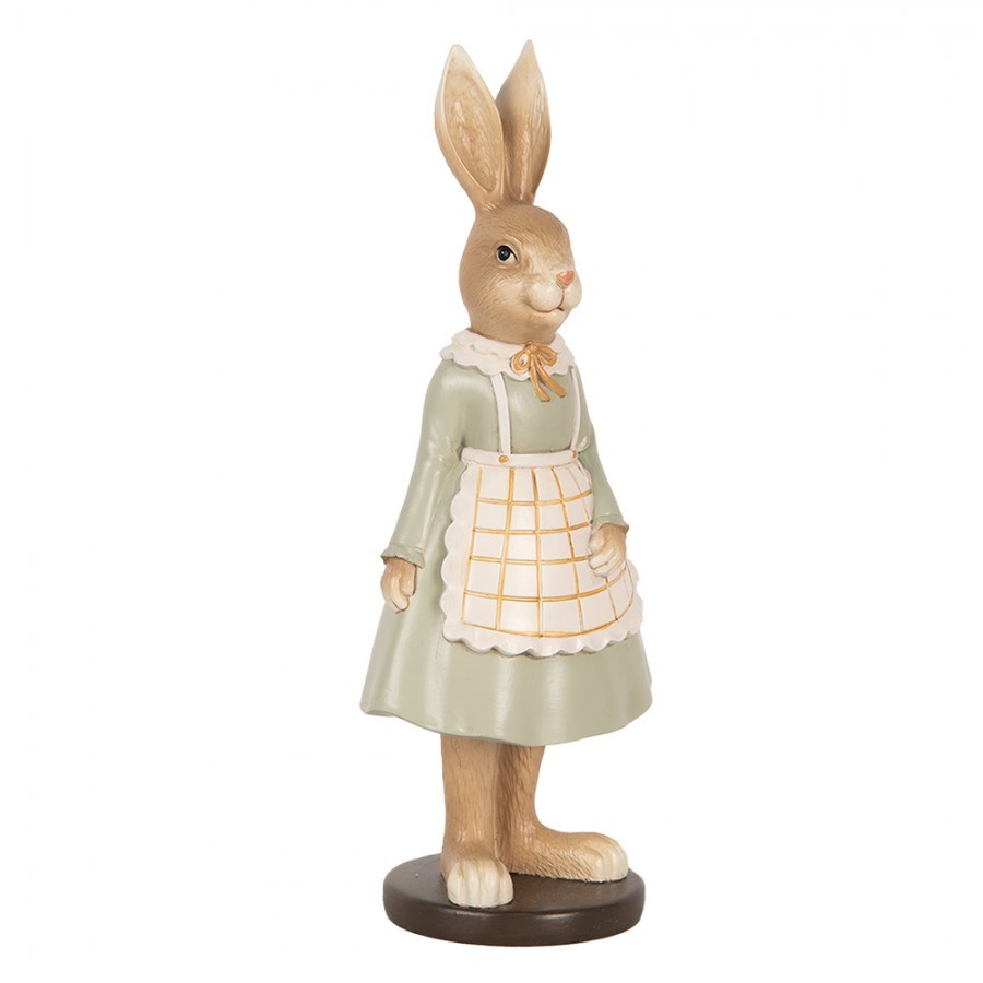 Dekorace figurka králičí žena v šatech - 9*7*22 cm Clayre & Eef Dekorace figurka králičí žena v šatech - 9*7*22 cm Clayre & Eef