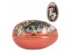 Červená plechová dóza ve tvaru vajíčka s králíčky Easter Egg - 7*11*7 cm Clayre & Eef