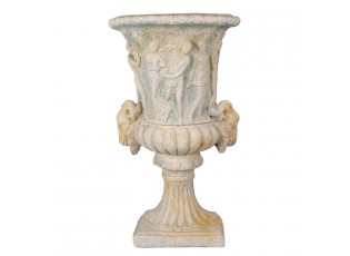 Béžový antik nástěnný květináč v barokním stylu Baroque - 47*23*77cm