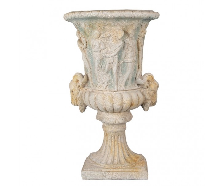 Béžový antik nástěnný květináč v barokním stylu Baroque - 47*23*77cm Clayre & Eef