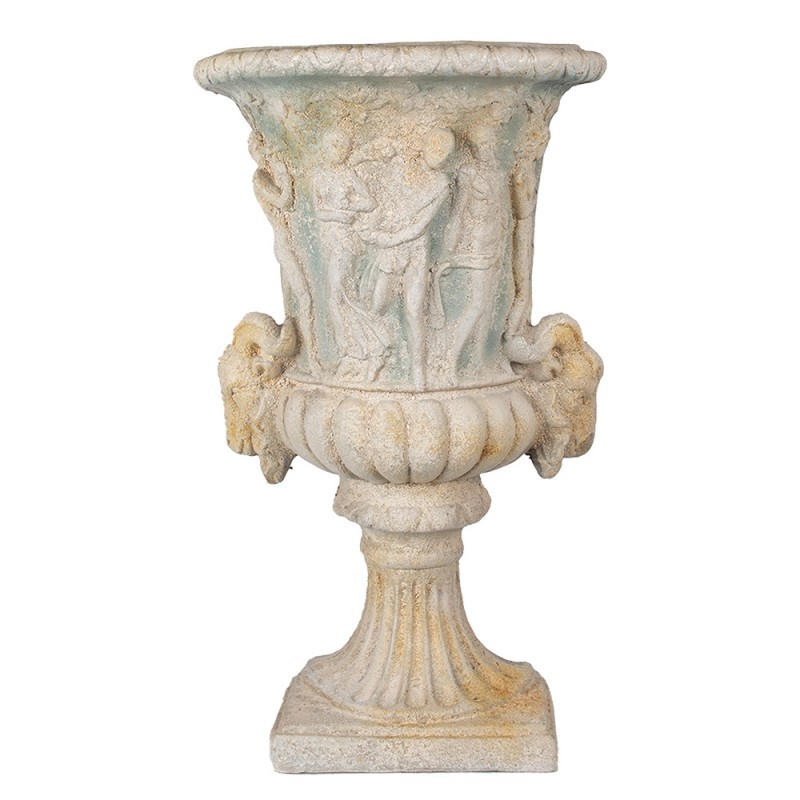 Béžový antik nástěnný květináč v barokním stylu Baroque - 47*23*77cm