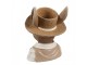 Dekorace králík ve slamáku - 15*15*25 cm Clayre & Eef