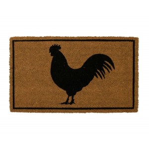 Kokosová rohožka s kohoutem Rooster - 75*45*2cm