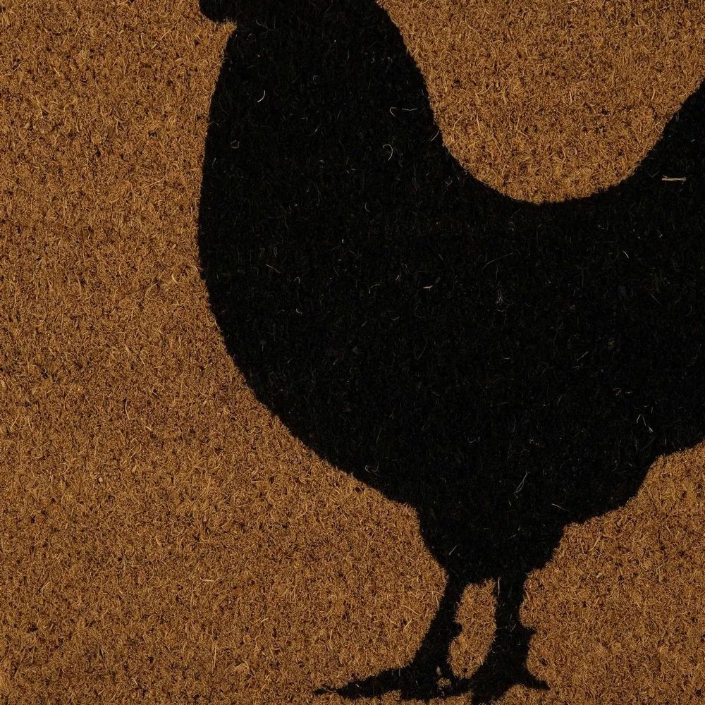 Kokosová rohožka s kohoutem Rooster - 75*45*2cm Mars & More Kokosová rohožka s kohoutem Rooster - 75*45*2cm Mars & More