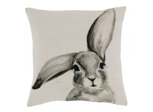 Béžový povlak na polštář s králíčkem Rabbi - 45*45 cm