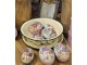 Modrá plechová dóza ve tvaru vajíčka s králíčkem Easter Egg - 8*13*8 cm Clayre & Eef