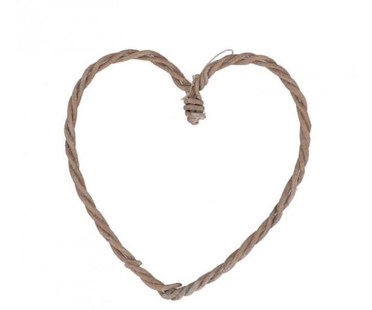 Závěsná dekorace srdce Grape Branch - 25*25*2 cm daan kromhout