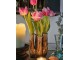 Zelená keramická váza s tubusy a aktivní glazurou Jahra Tulip - 15*13*18 cm daan kromhout