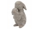 Šedá antik cementová dekorace králíčci Hugging Rabbit - 17*12*25 cm daan kromhout