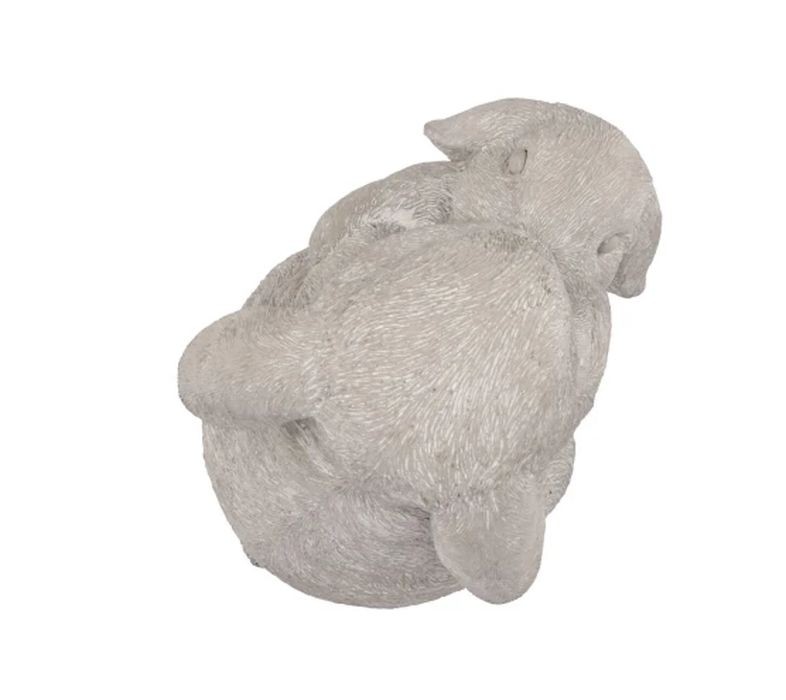 Šedá antik cementová dekorace králíčci Hugging Rabbit - 17*12*25 cm daan kromhout Šedá antik cementová dekorace králíčci Hugging Rabbit - 17*12*25 cm daan kromhout