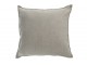 Zelený opraný lněný polštář s třásněmi Stonewashed - 45*10*45 cm J-Line by Jolipa